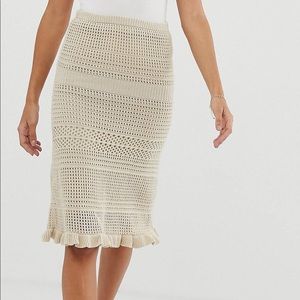 Skylar Rose Crochet Midi Skirt